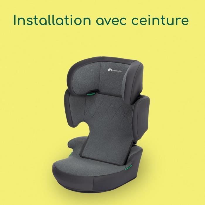 Seggiolino auto BEBECONFORT ROAD SAFE, compatibile con i-Size, gruppo 2/3, rialzo, da 3,5 a 10/12 anni, 100-150 cm, 15-36 kg, GRAFITE COLORATO