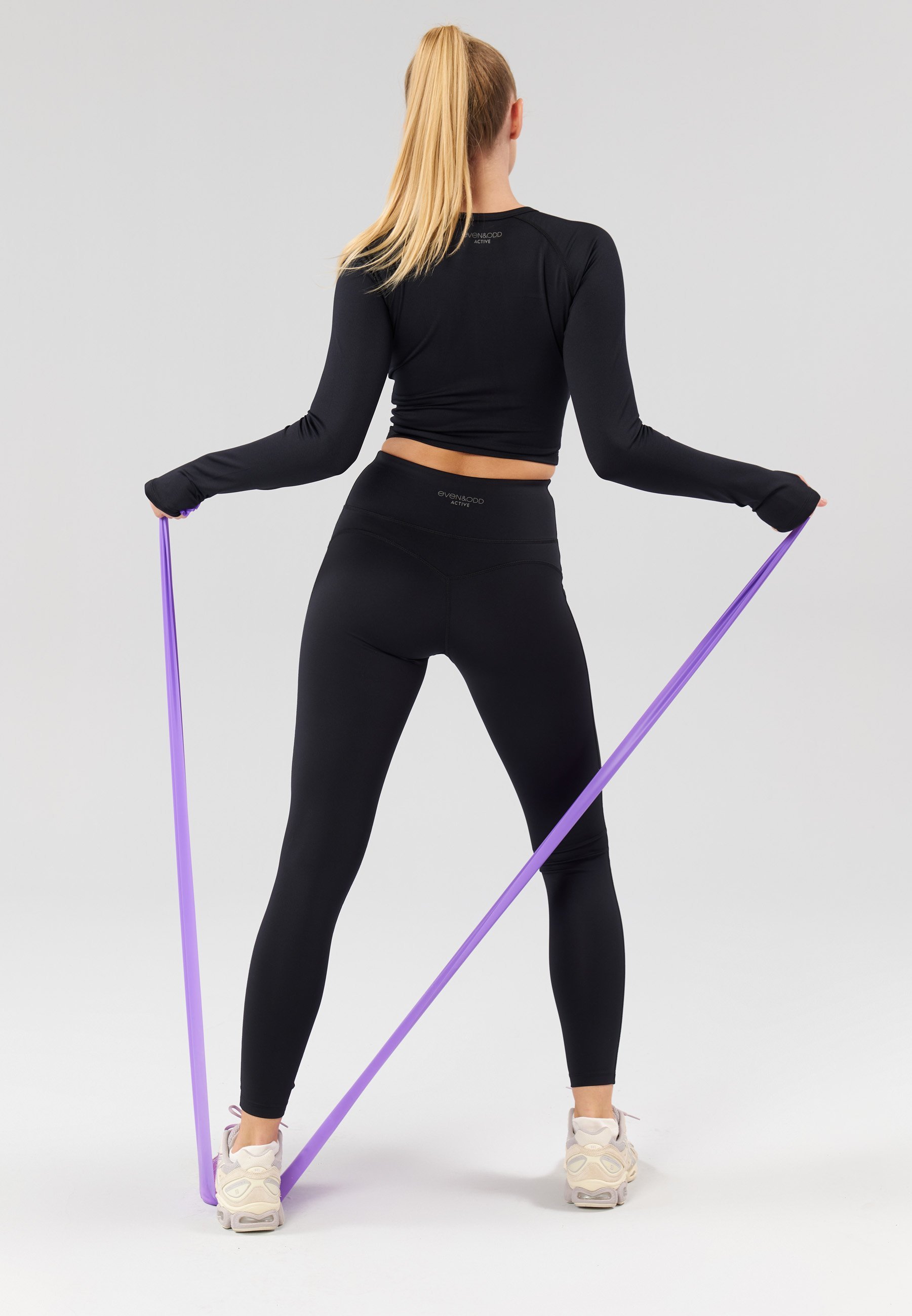 Even&Odd active ESSENTIAL FULL LENGTH HIGH RISE LEGGING - Leggings - zwart