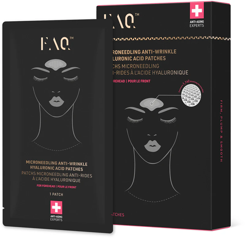 FOREO FAQ™ Mikroneedlingové náplasti na čelo proti vráskam s kyselinou hyalurónovou