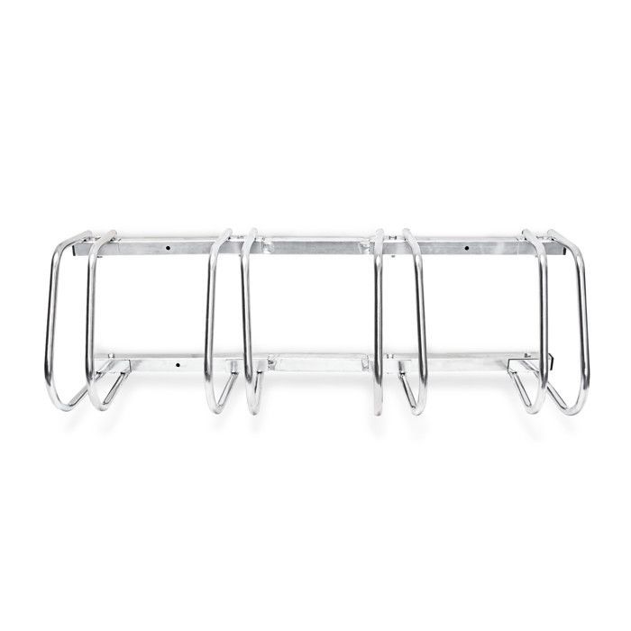 Bike rack - RELAXDAYS - 4 bikes - Hitch-mounted - Steel - Silver