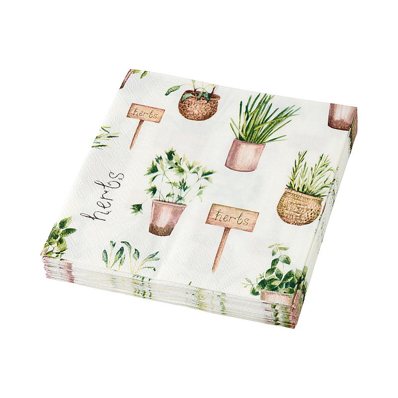 Serviettes Vie Eco, paquet de 20, 33 x 33 cm