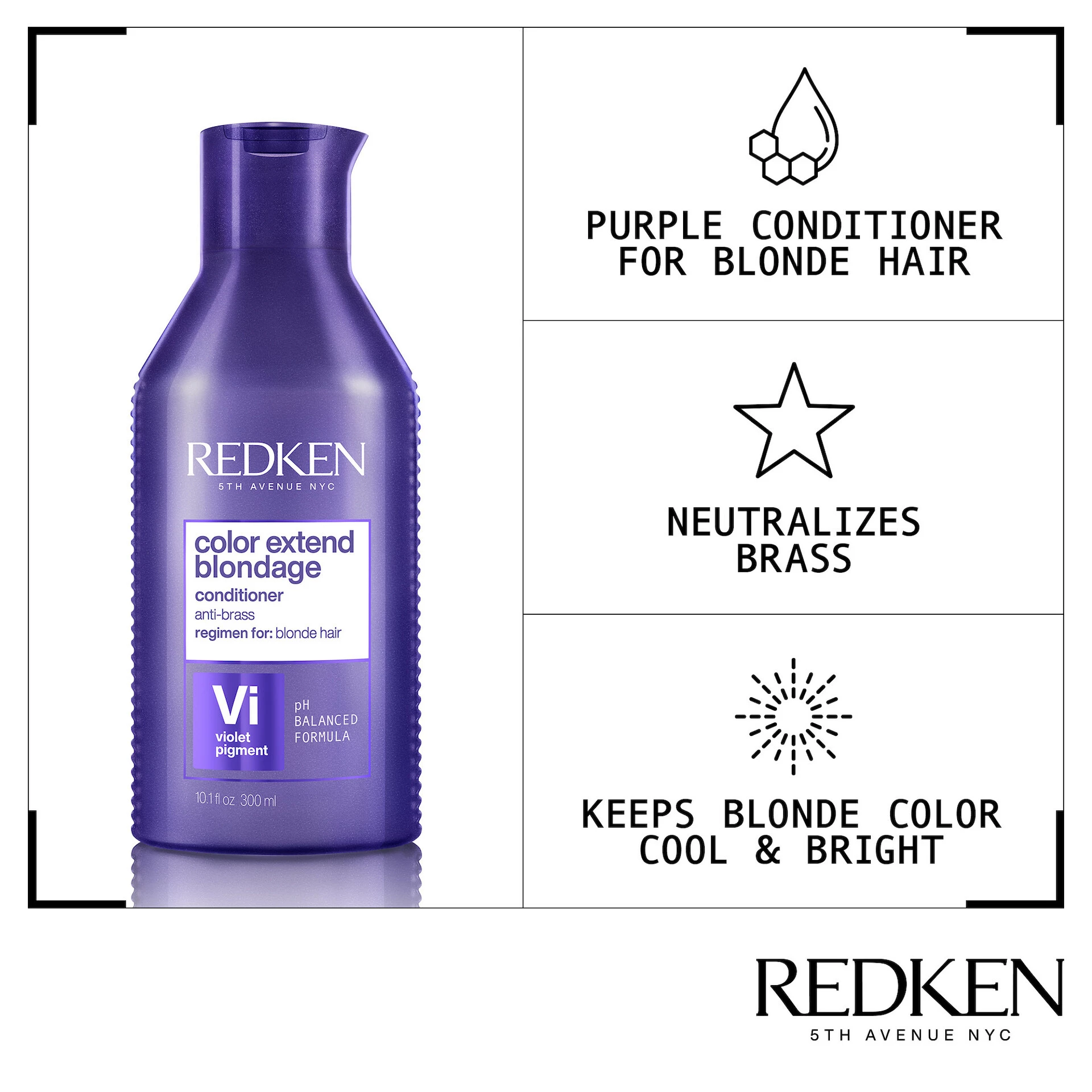 Balsam pentru păr blond Color Extend 300 ml - Redken