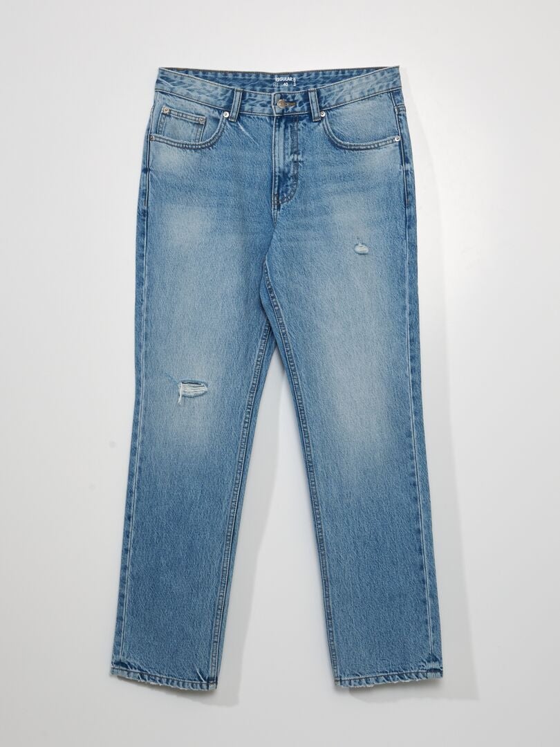 Calça jeans normal - AZUL