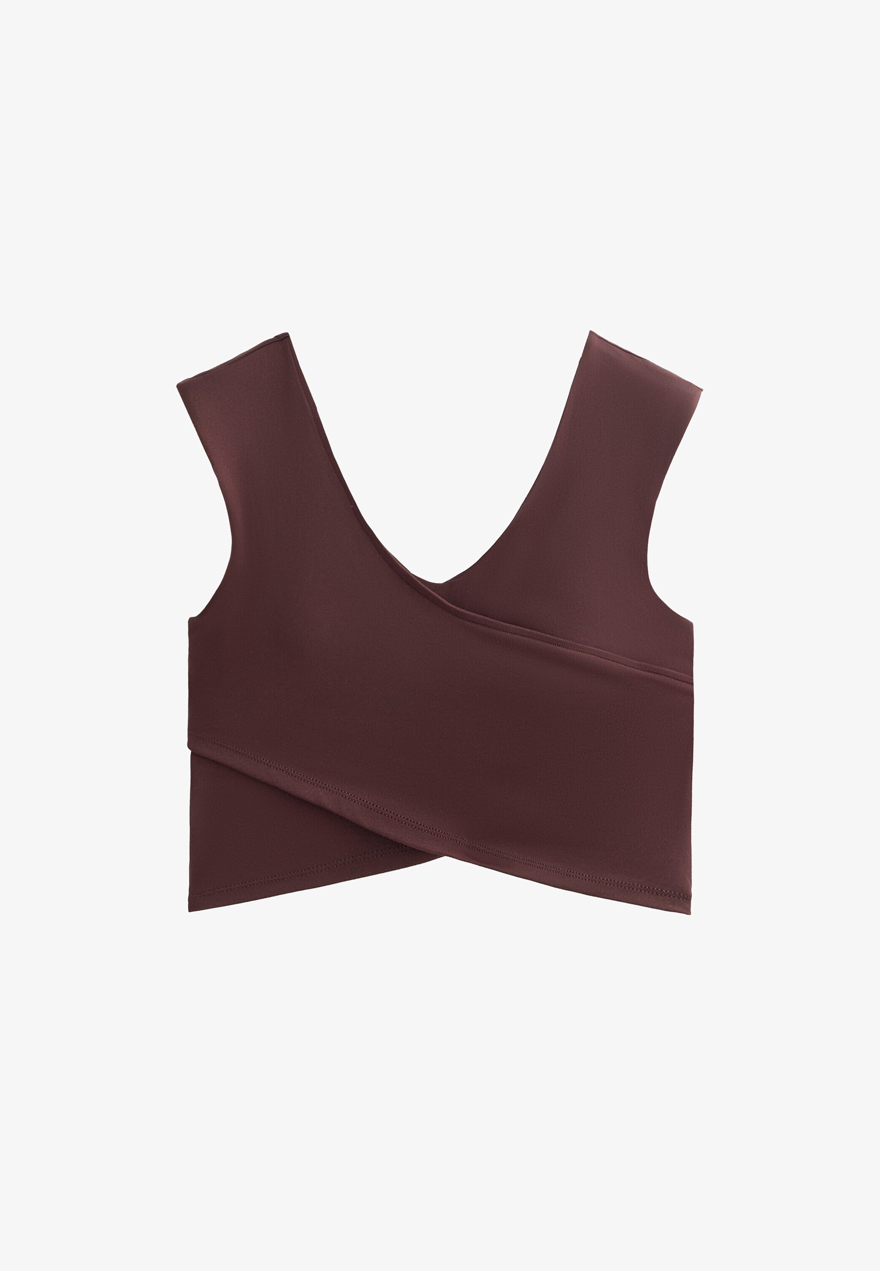OYSHO COMFORTLUX CROSSOVER - Haut - marron