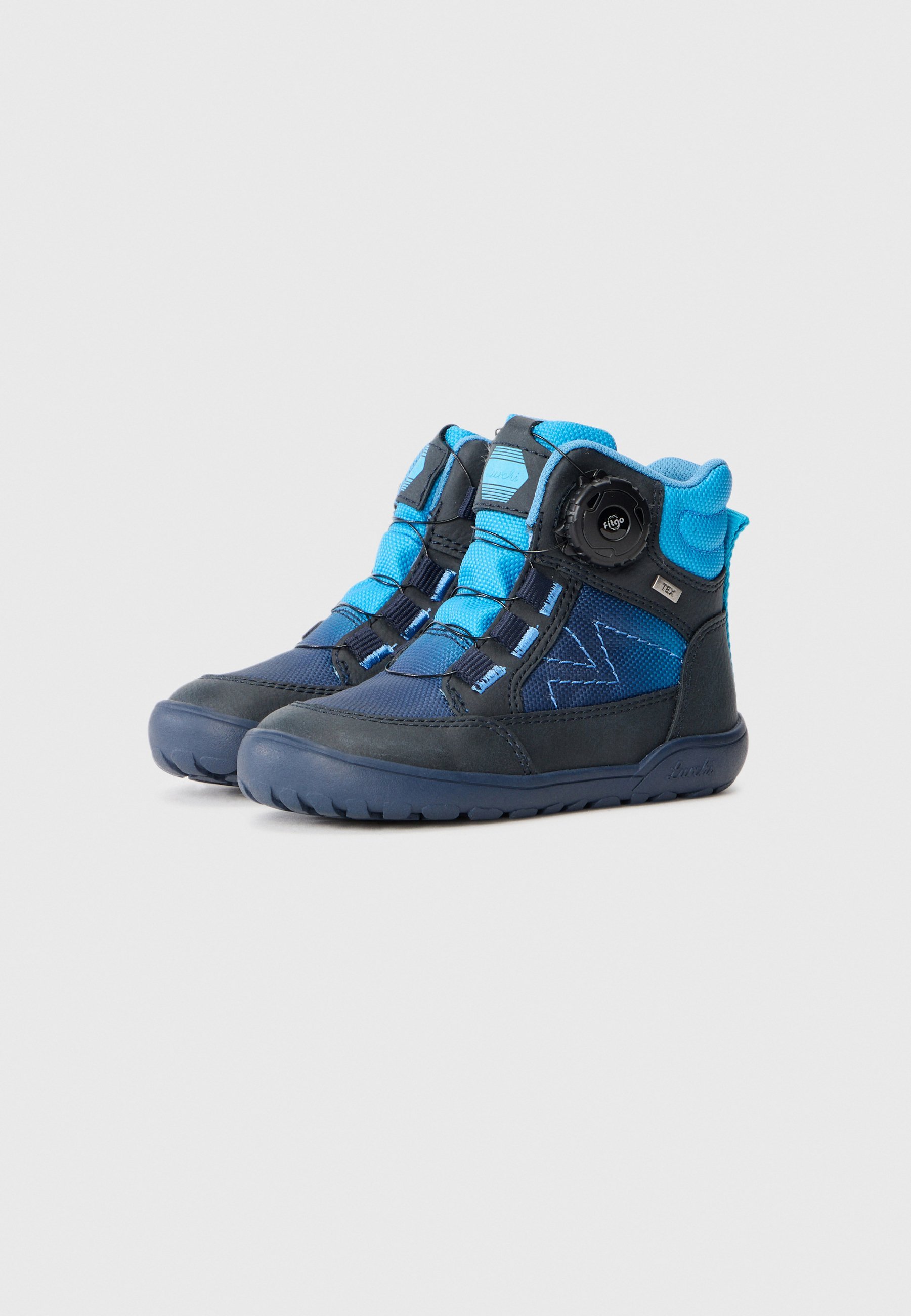 Lurchi JOLY BAREFOOT-TEX - Stivali invernali - blu navy