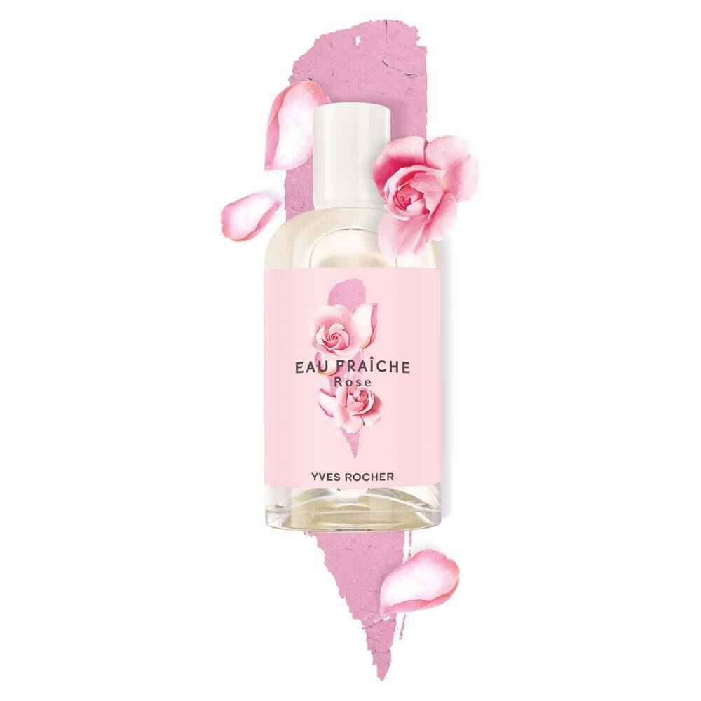 Água de rosas fresca