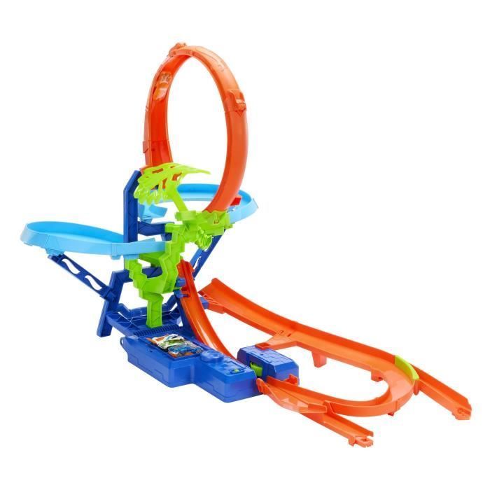 Hot Wheels - Piste Multi Crash - Coffret propulseur motorisé et voiture - Hot Wheels - JFD12