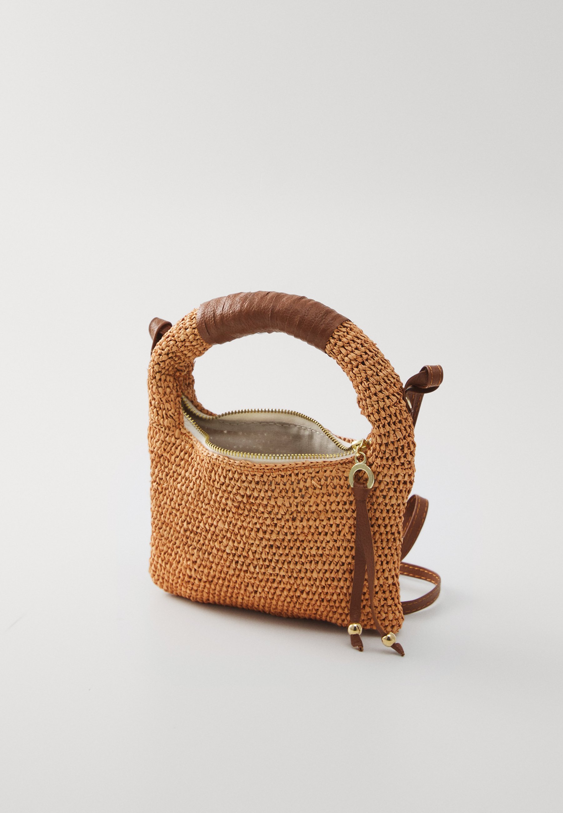 Sensi Studio CROSS BODY MINI HANDBACK - Rankinė - smėlio spalvos / kupranugario spalvos