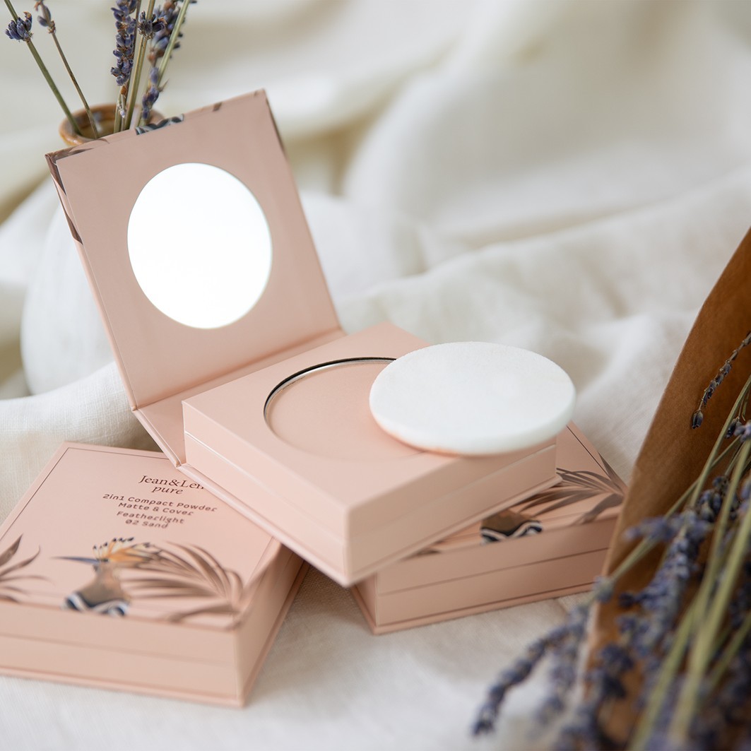 Jean&Len 2-u-1 kompaktni puder u mat/prekrivajućem sloju - 10 g