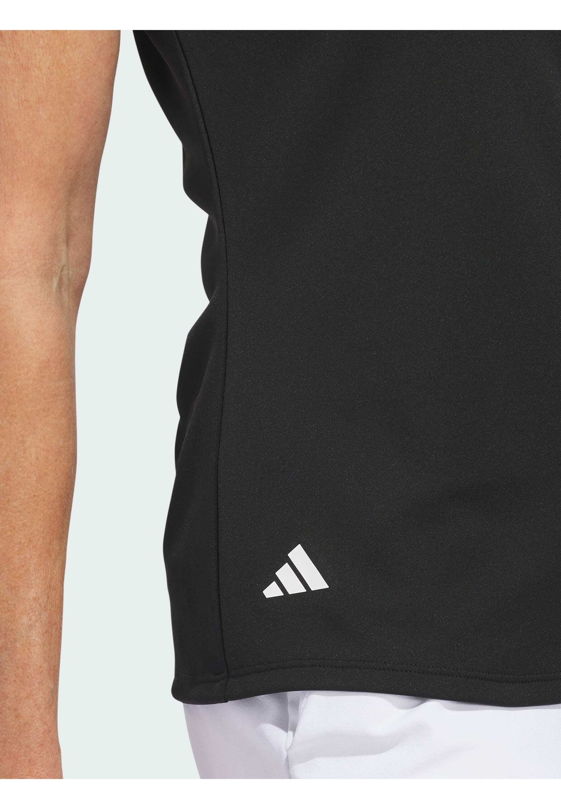 adidas Golf Damen-Poloshirt mit kurzen Ärmeln – Schwarz
