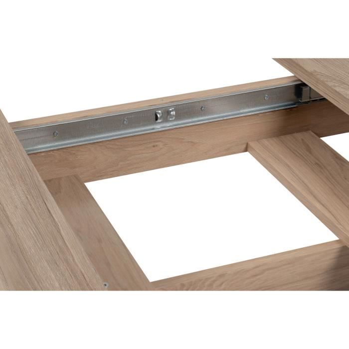 Uitschuifbare tafel - SAI - Rechthoekig - 10 personen - 160/200 x 75 x 90 cm - Jackson Hickory