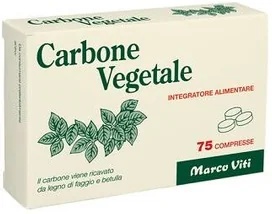 MARCO VITI Taimne süsi 75 tabletti soolegaaside vastu