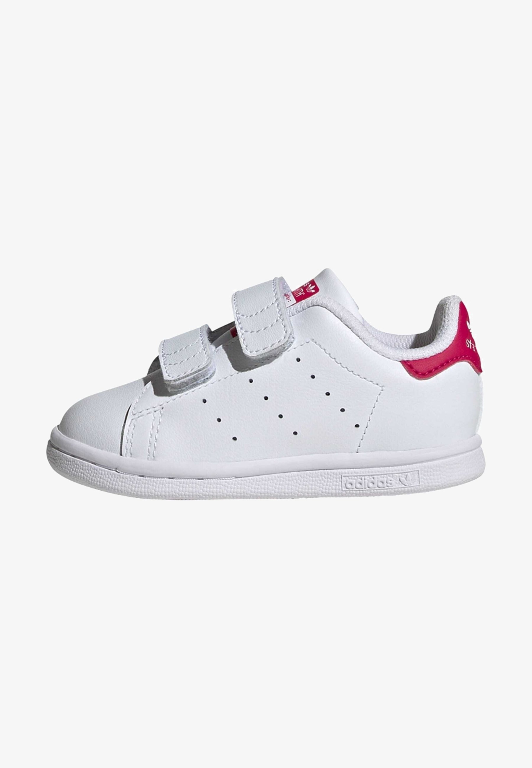 adidas Originals STAN SMITH COMFORT CLOSURE KIDS - Buty dziecięce - ftwr white/ftwr white/bold pink
