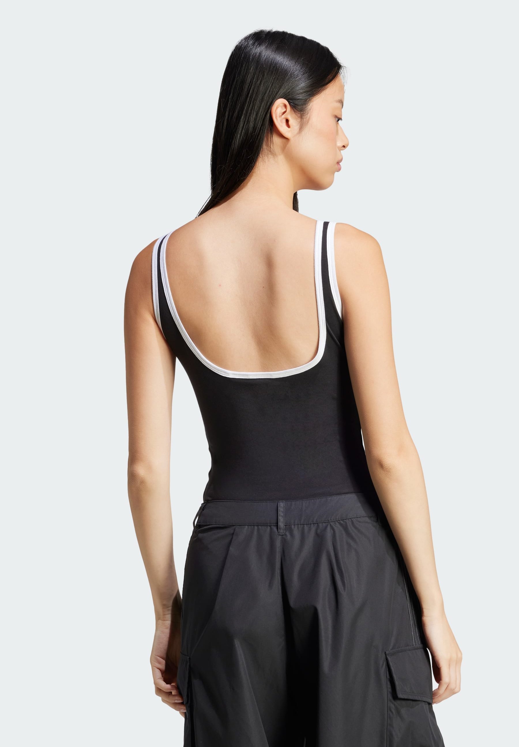 adidas Originals ADICOLOR 3-STRIPES BODYSUIT - Top - zwart