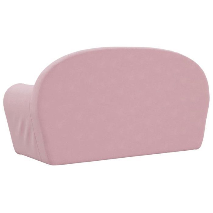 vidaXL Canapé pour Enfants 2 Places, Mini-canapé avec Housse Amovible, Canapé pour Tout-petits, Meuble de Chambre d'Enfant, 356991