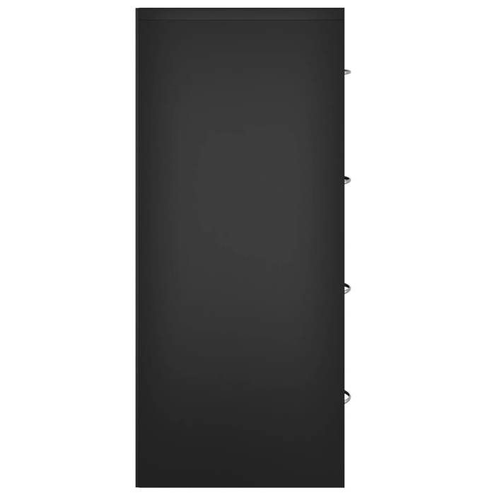 Mobile contenitore CLOUD, cassettiera, credenza con 4 cassetti, 60x30,5x71 cm, nero, CHYNEW9431775