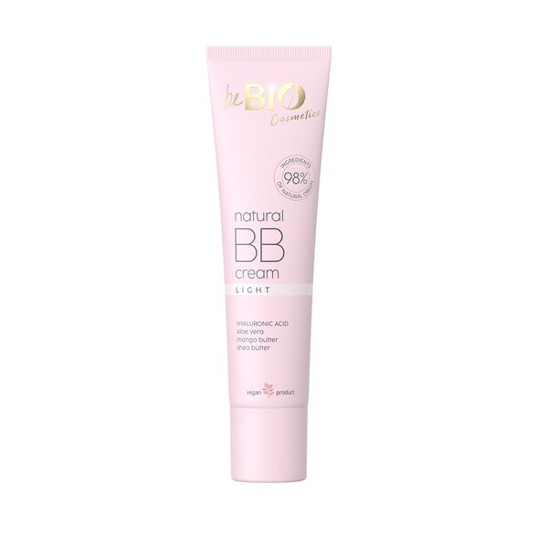 beBIO Přírodní BB krém na obličej - lehký 30ml