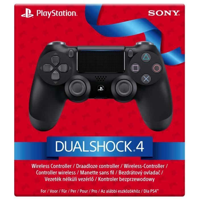 Controller PS4 DualShock 4.0 V2 Edizione Limitata - Nero Jet - Regalo di Natale - Ufficiale PlayStation