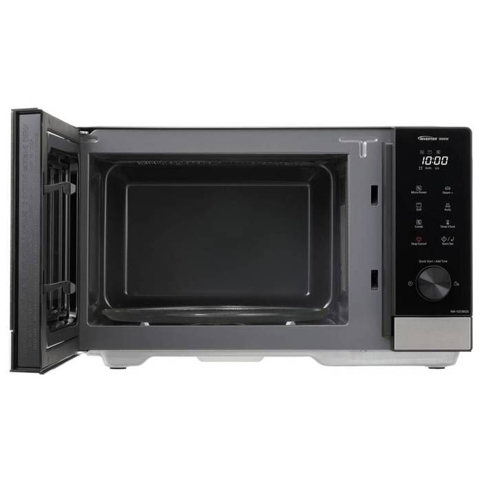 Panasonic NN-SD38QSEPG magnetron, zwart, roestvrij staal, 1000W, LCD-display