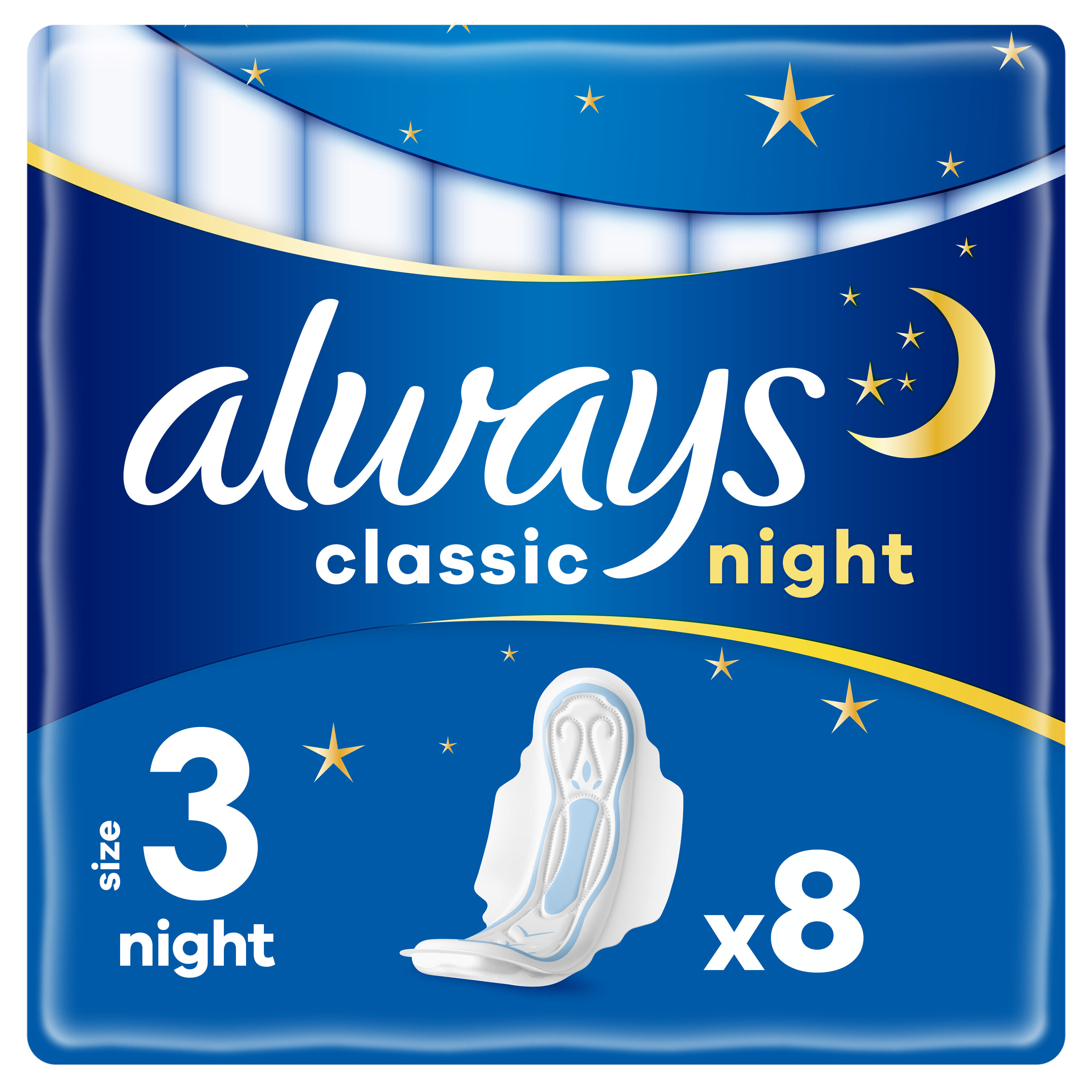 Always Classic szárnyas egészségügyi betétek 8 db