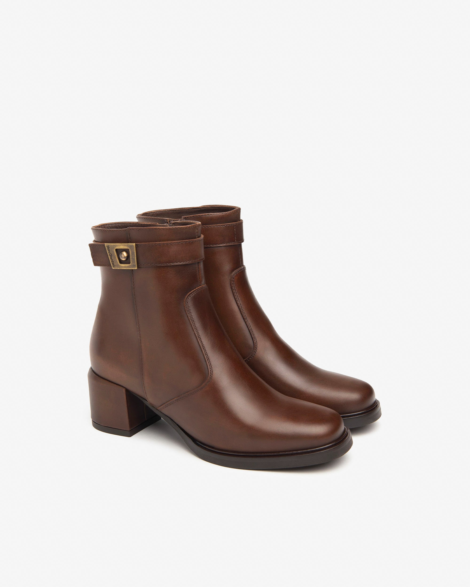  Damen-Ankle-Boots aus Leder