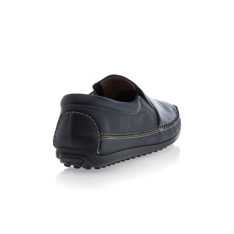 Blå loafers/båtsko for menn