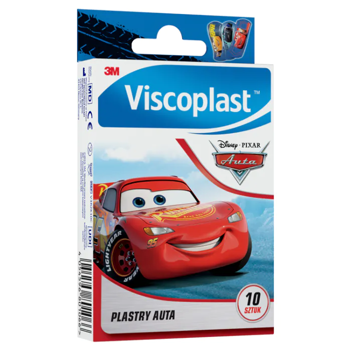 Viscoplast Auta, Plastry dla dzieci, 7,2x2,5cm
