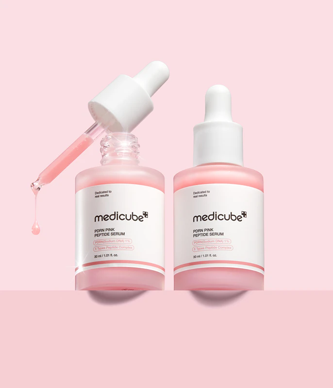 medicube PDRN Sérum Facial Firmador com Peptídeos Rosa