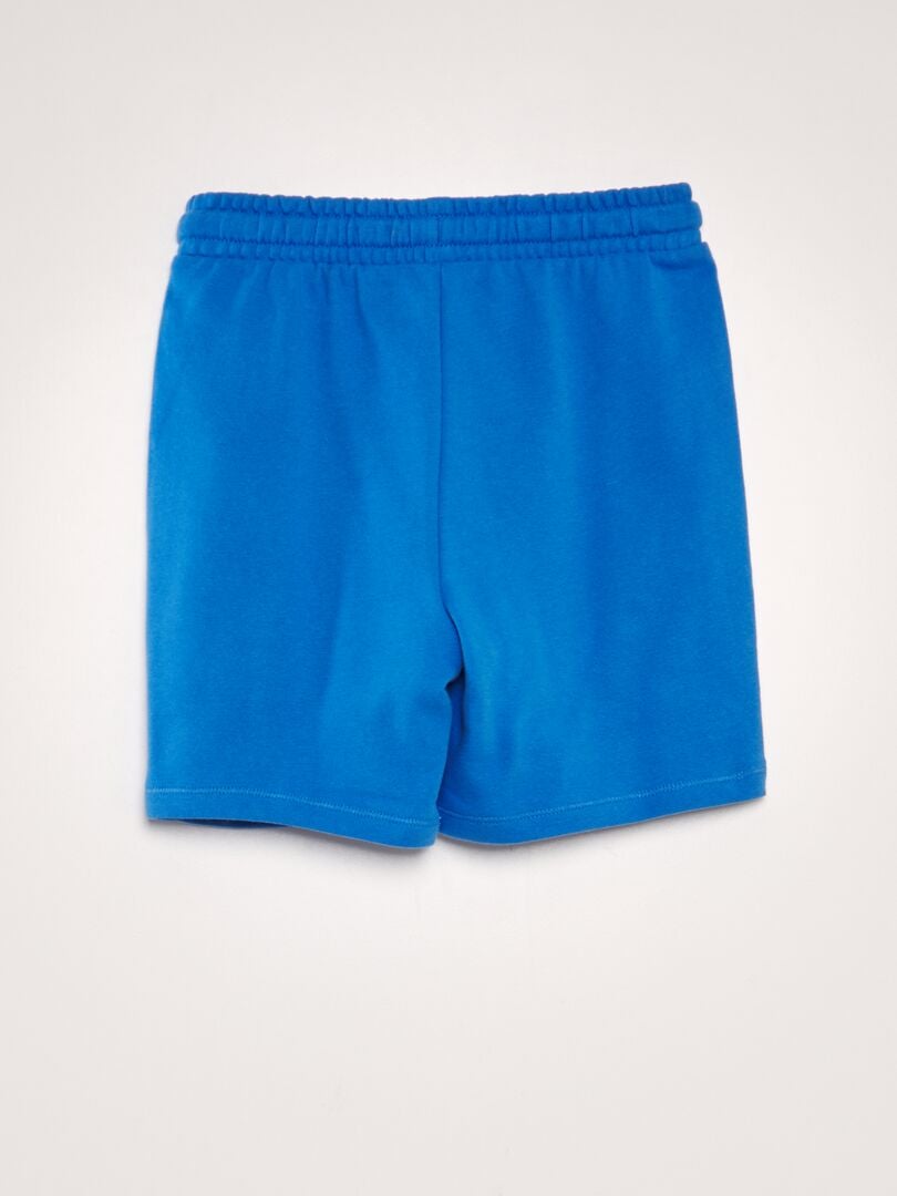 Bermudas de felpa francesa estilo surfista - AZUL