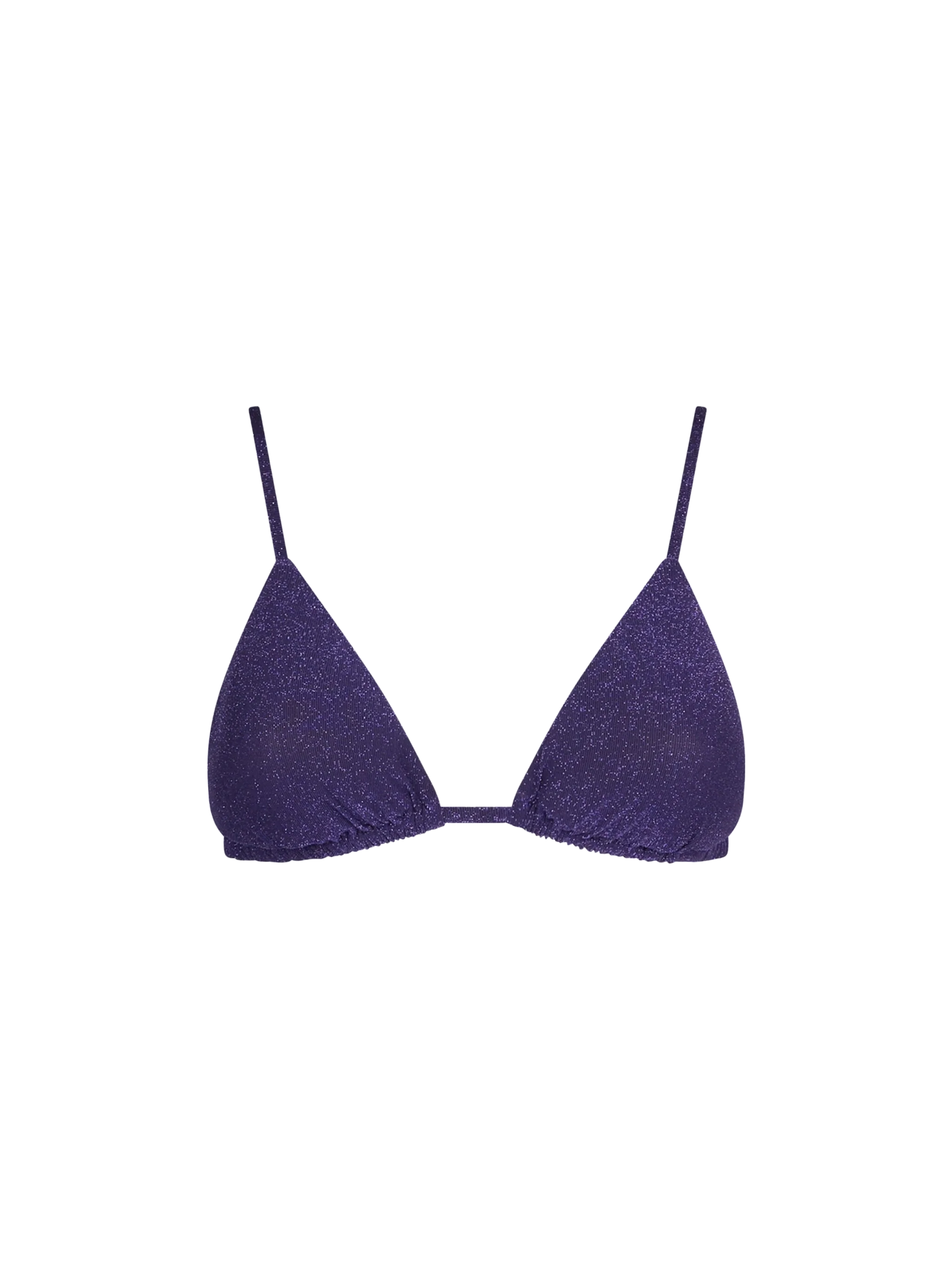 Haut triangle violet pour femme