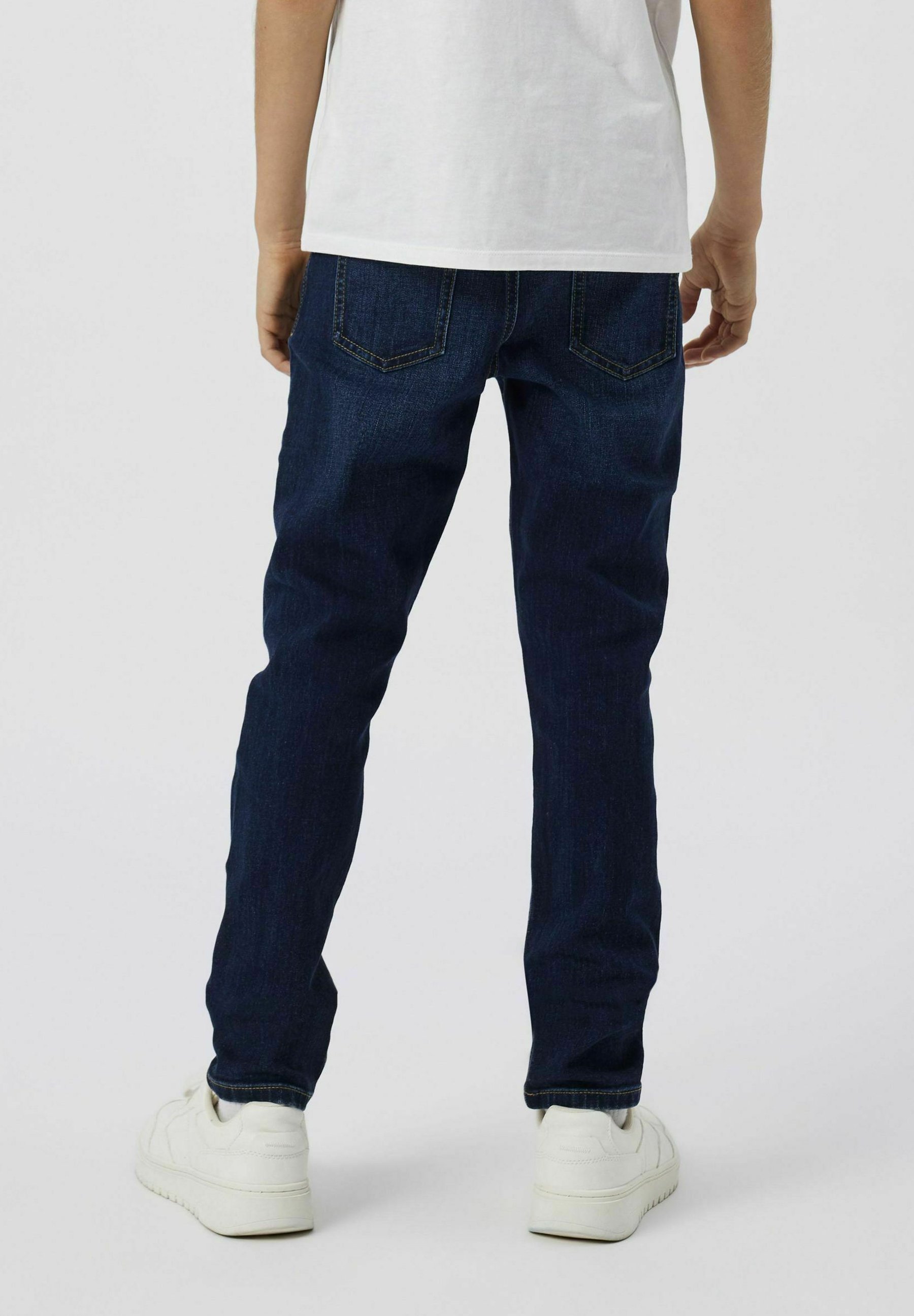 TWO SOON Slim fit džinsi - tumši zils džinsa audums