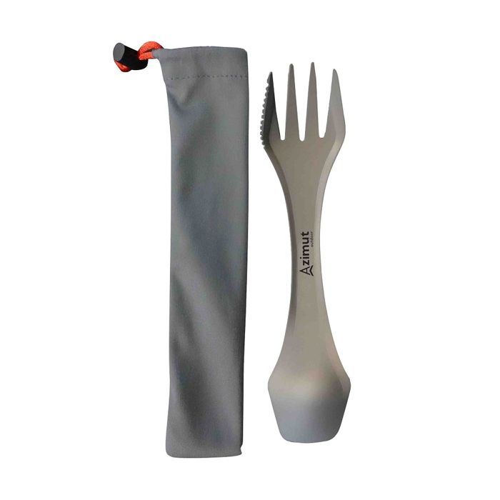 Spork Titanium Trek - Posate | Azimut Outdoor Attrezzatura da campeggio e bivacco Azimut outdoor