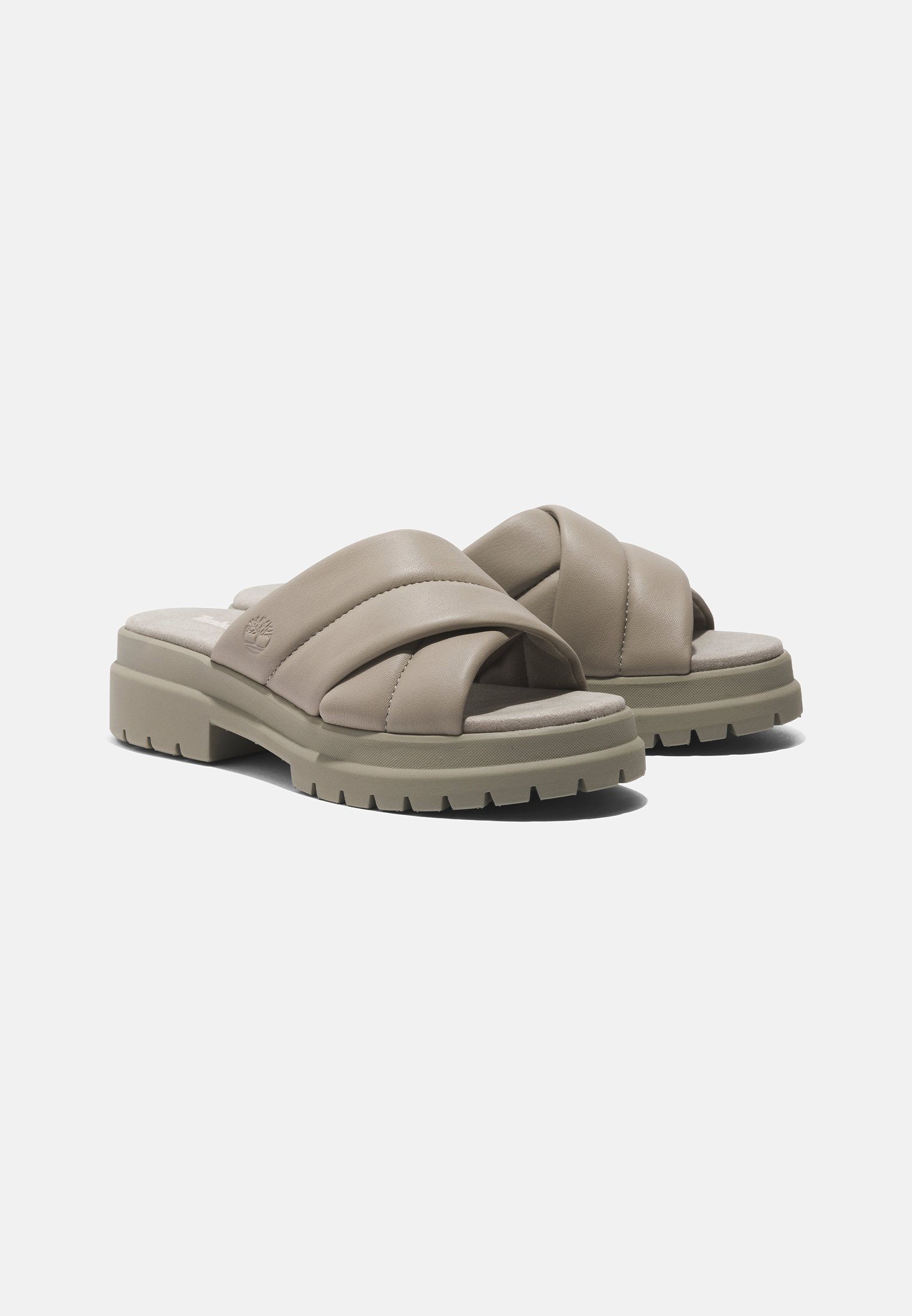 Timberland LONDON VIBE - Ciabatte - pieno fiore color tortora chiaro