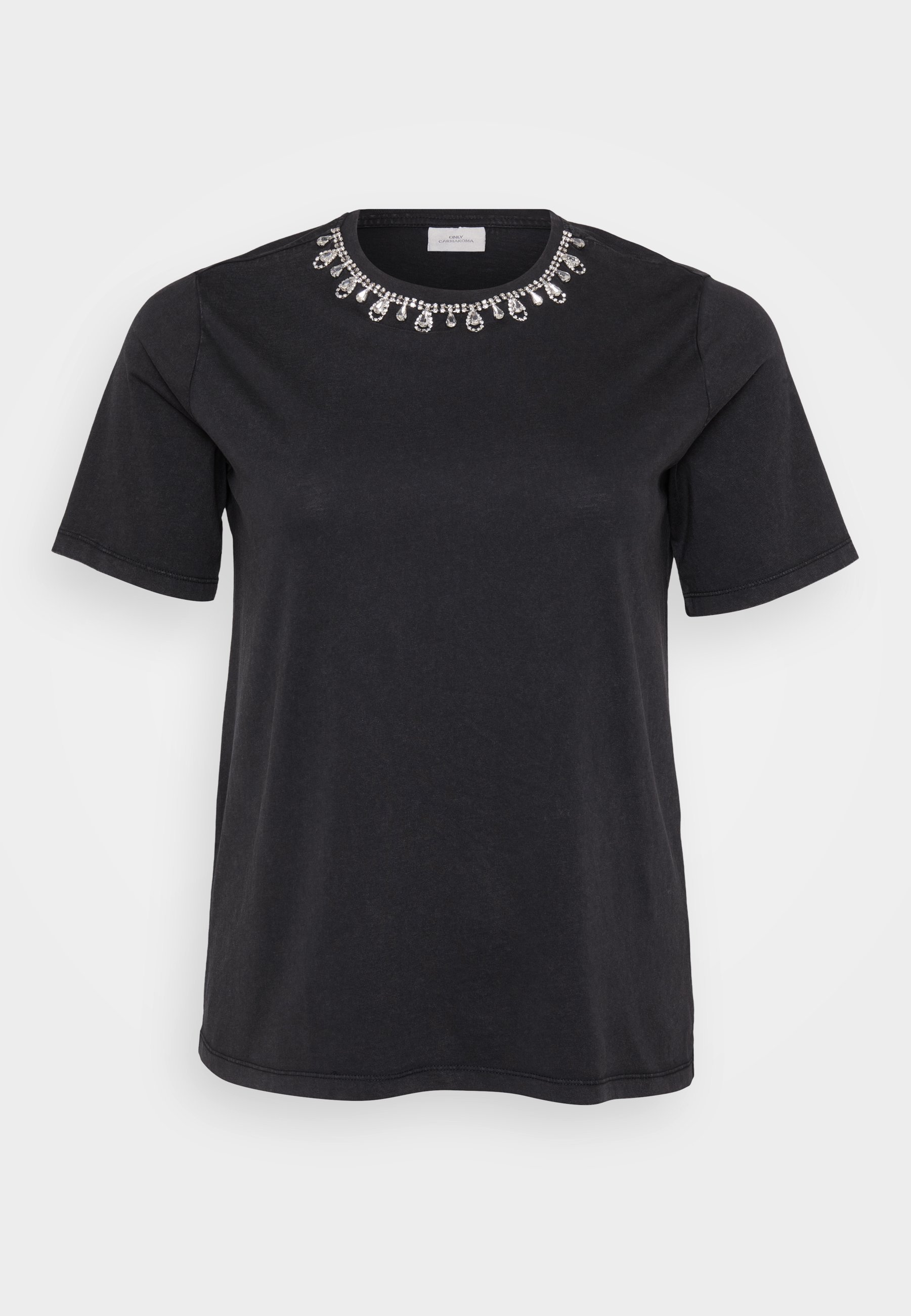 ALLEEN Carmakoma CAROZIAS LEVENSKETTING - T-shirt met print - zwart