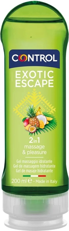 CONTROL Gel Exotic Escape 200 ml Massagegel auf Wasserbasis