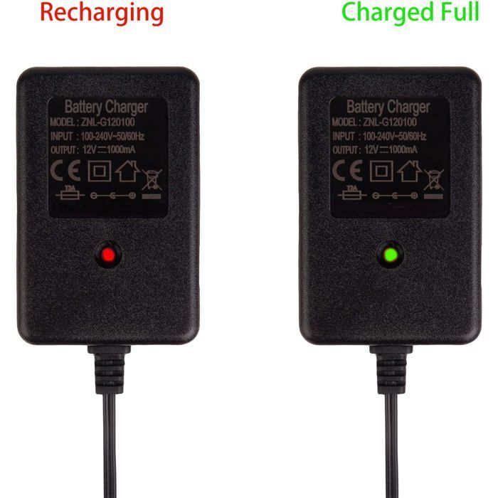 Cargador de 12 V y 1000 mAh para coches eléctricos infantiles, accesorios de carga, compatible con coches de juguete, seguro.