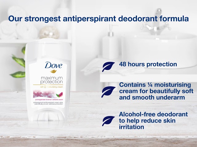 Dove Max Pro Granátové jablko tyčinka proti pocení 45 ml