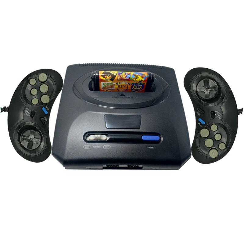 2019 New Retro Mini TV Video Game Console Controller ForMegaDrive MD2 16 Bit with AV output Double Wired Gamepads