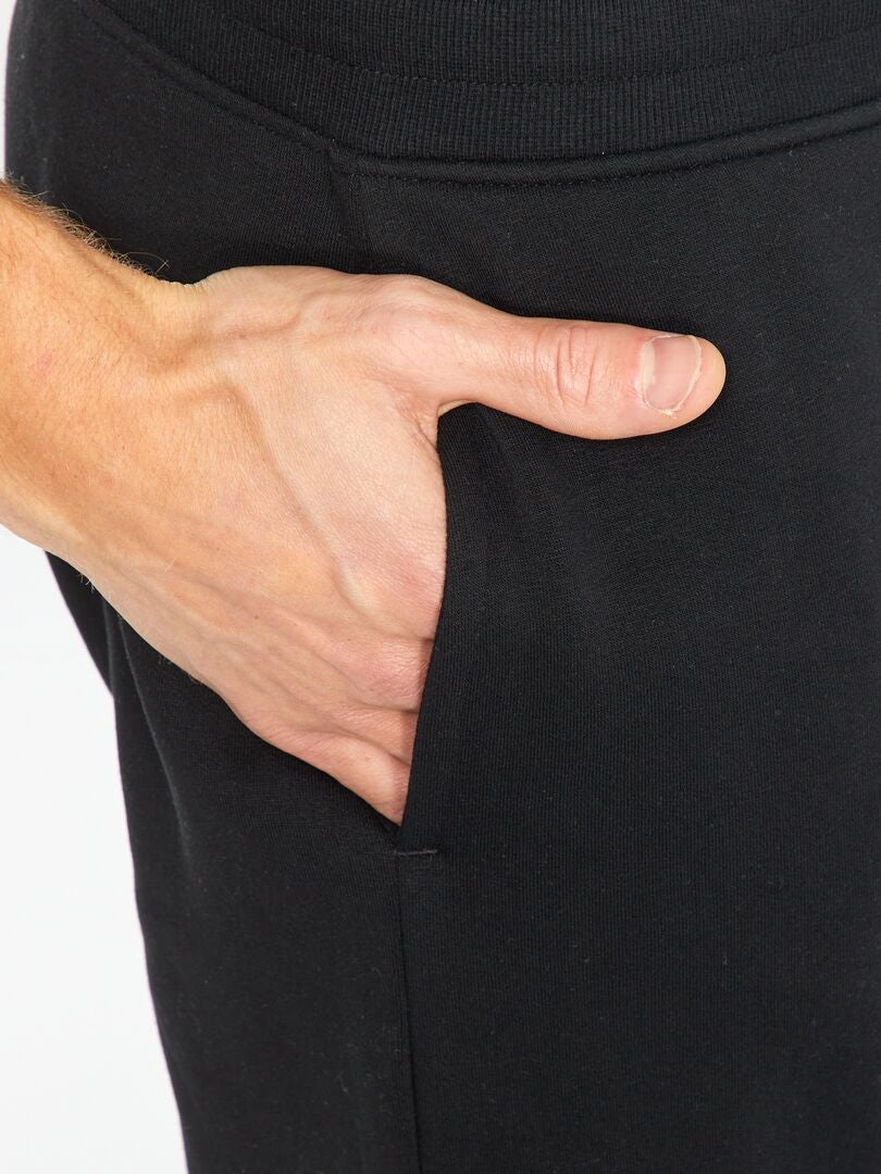 Calça de moletom estilo jogger - Preta