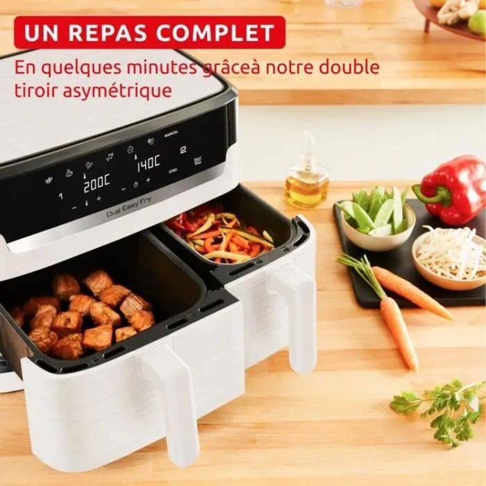 Moulinex Easy Fry Dual XXL Colección Especial Marfil 10,5 L, EZ942AF0