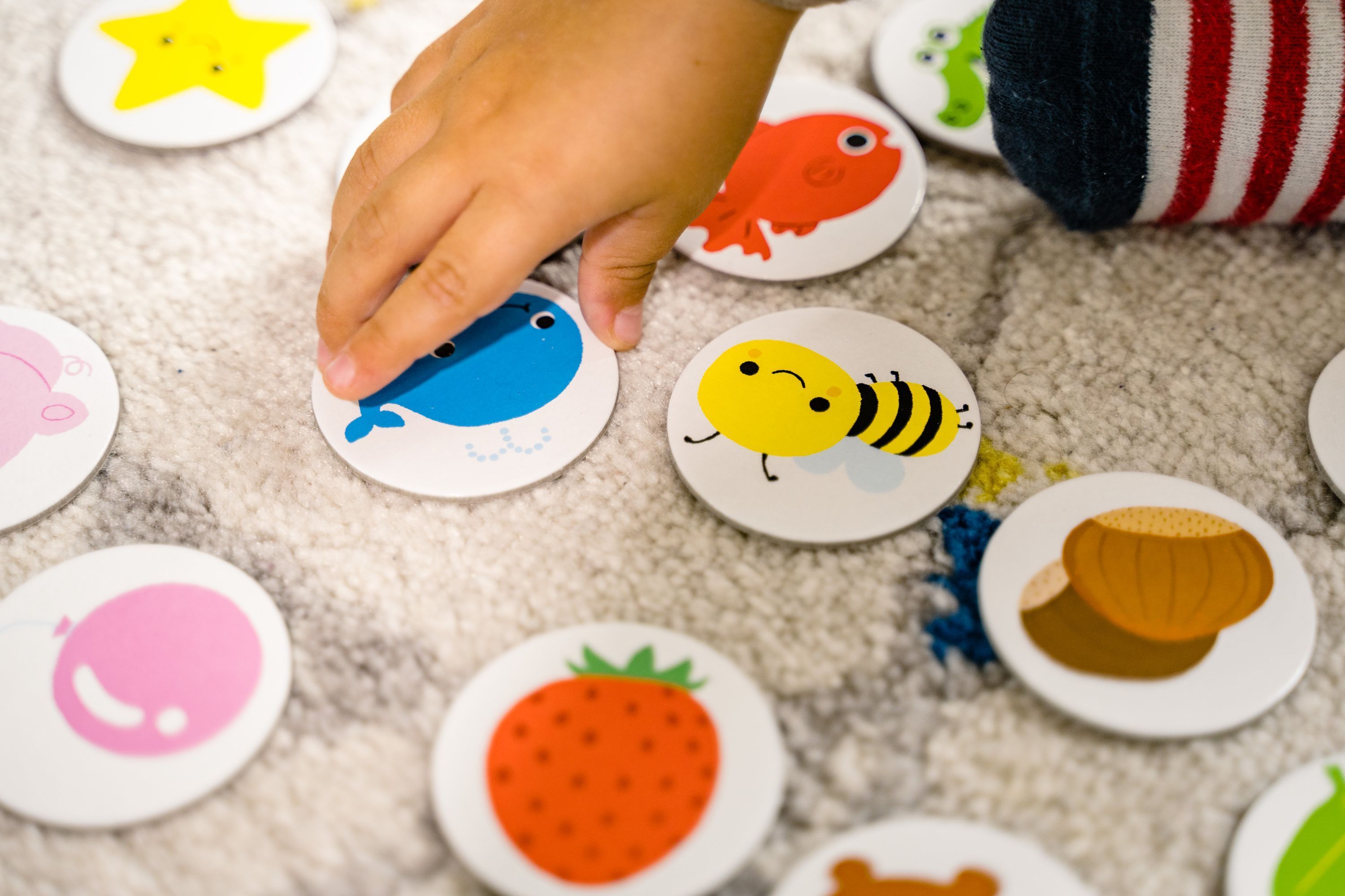 NATHAN Matching Game The Little School - Colors and Shapes - For children aged 2 and up