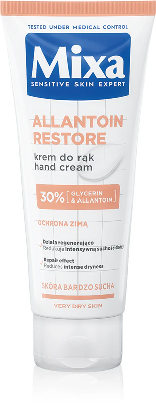 Mixa Allantoin Restore Anti-Dryness hand- en nagelcrème voor een zeer droge huid