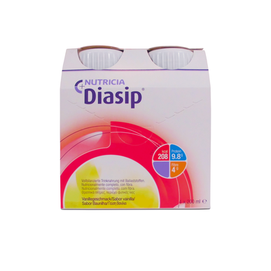 Diasip vaniljesmak 4 x 200 ml