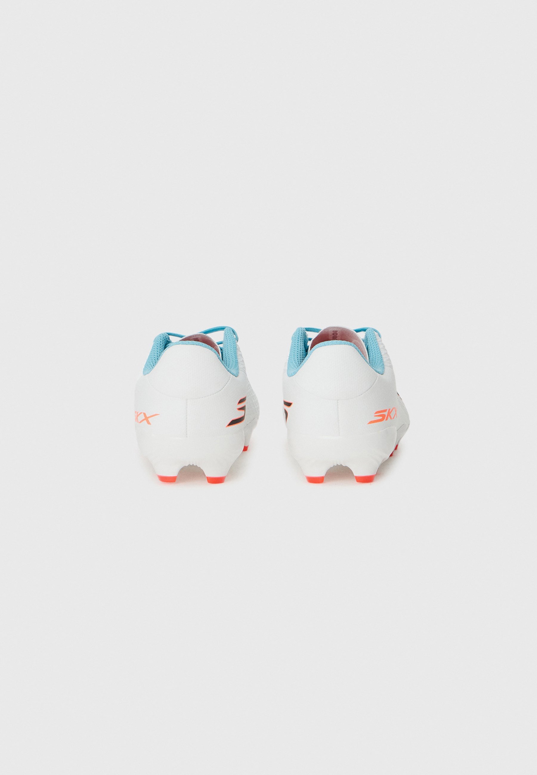 Skechers Performance SKECHERS JR YOUTH FG - Chaussures de football pour terrain souple - blanc/turquoise/rose