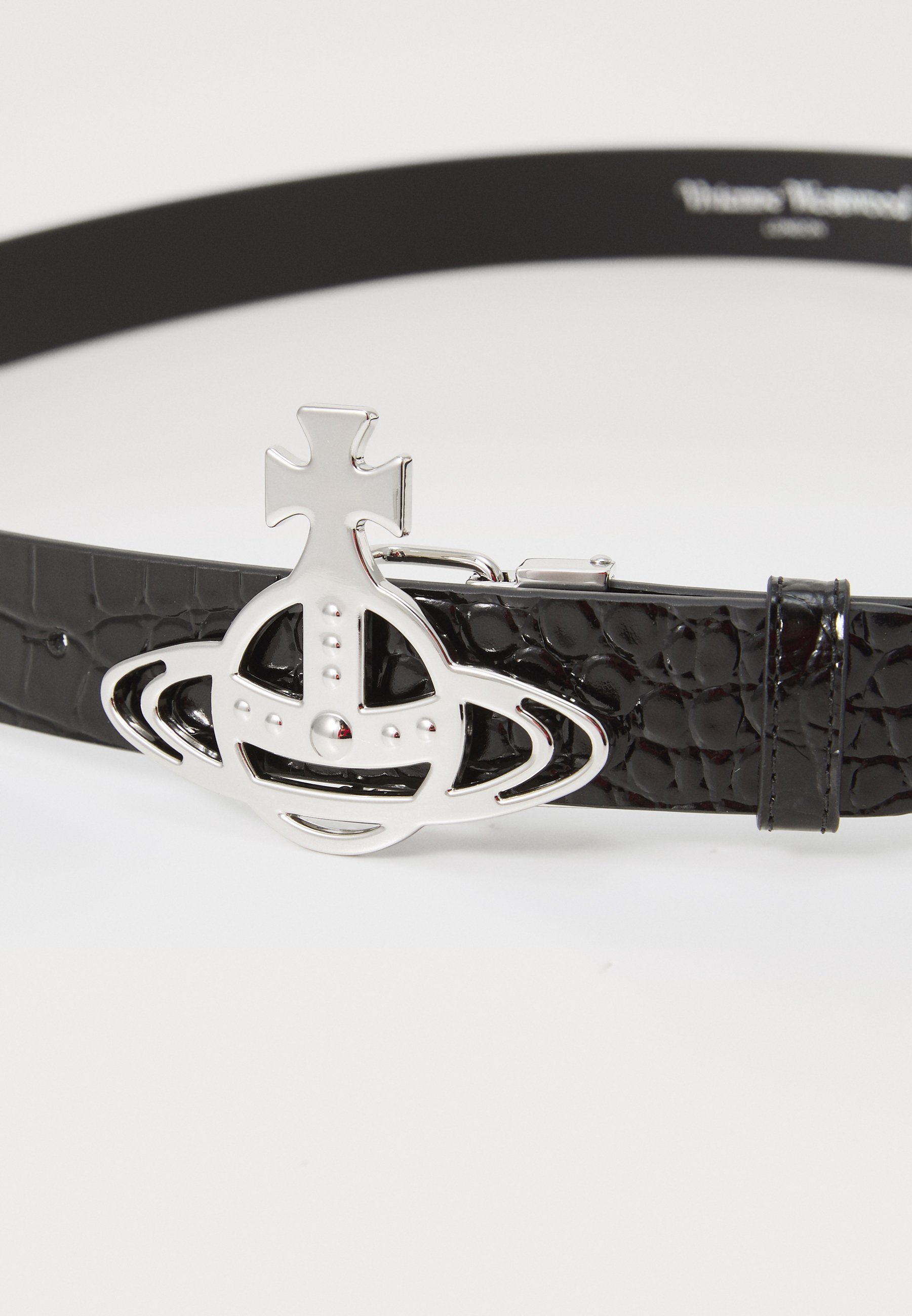 Vivienne Westwood LINE ORB GESP RIEM UNISEX - Riem - zwart