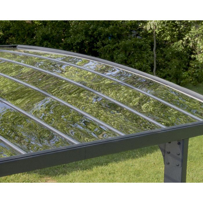 Cochera doble Canopia Arizona Breeze 4,95 x 5,78 m Gris