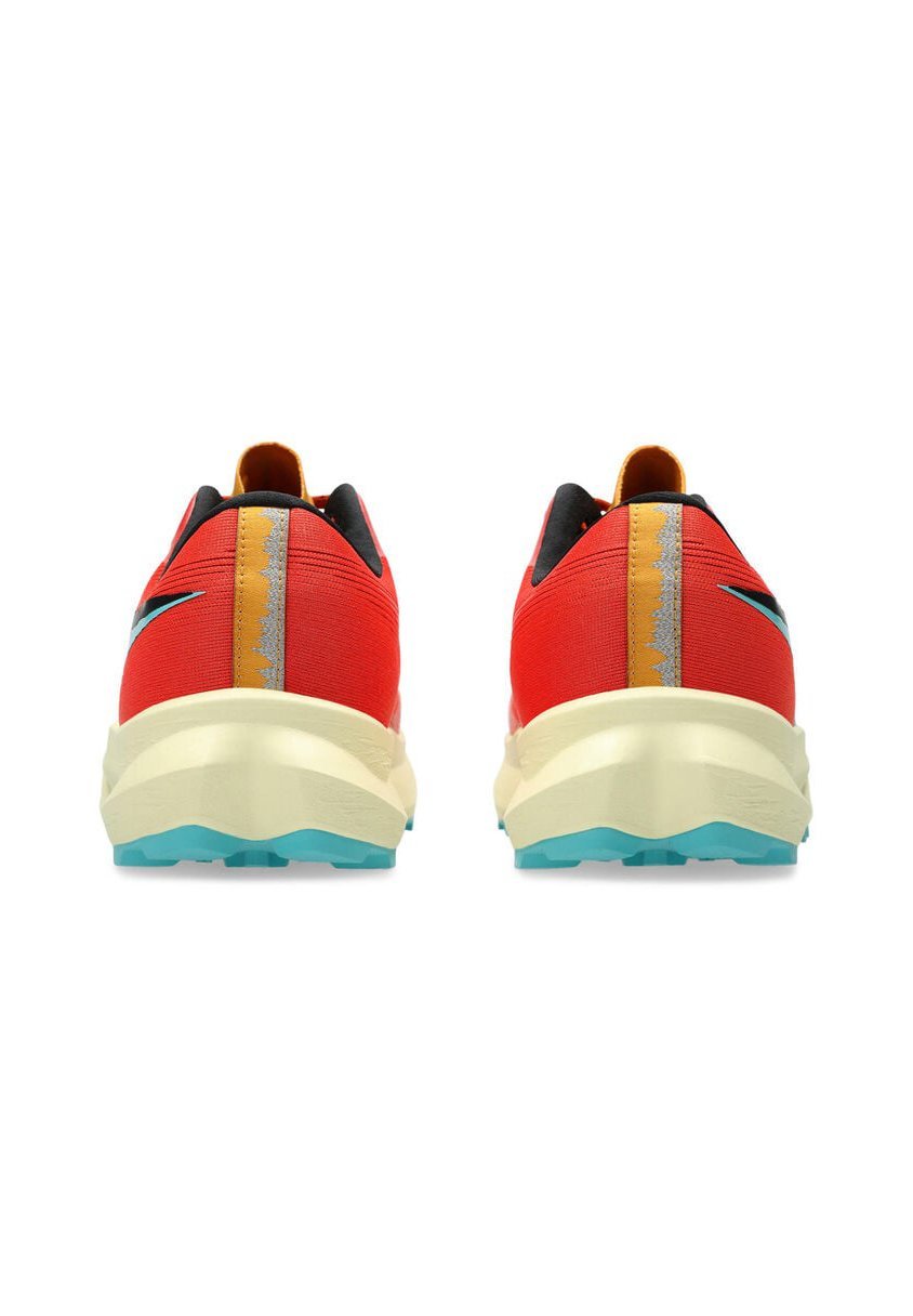 ASICS FUJI LITE 6 - Løpesko for terrengløping - red clay/black