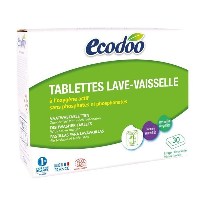 EcoDoo 30 phosphatfreie Bio-Geschirrspültabs