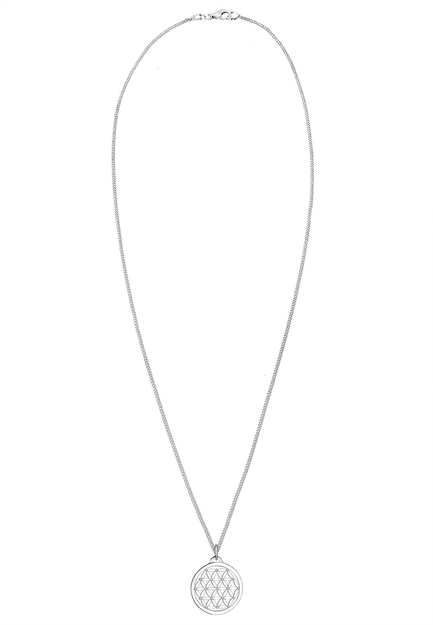 Elli Fleur de Vie Collier Femme (925/1000) Argent