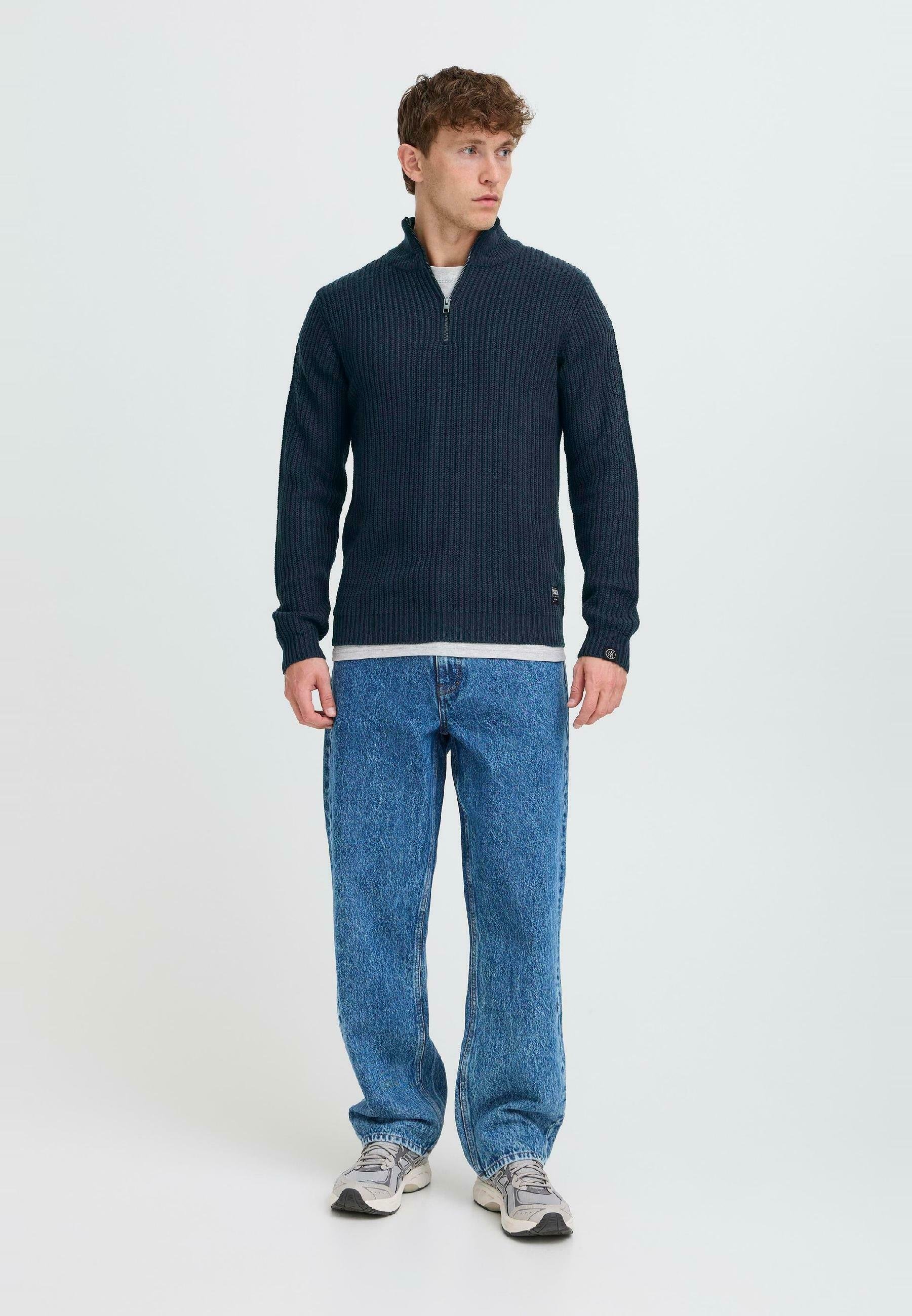 Solid SDARIAN - Sweter - insignia blue